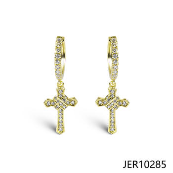 JASEN JEWELRY Silver 925 Earrings 14K Gold Hoop Earrings