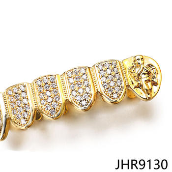 JASEN JEWELRY Customized jewelry available gold plating teeth grillz